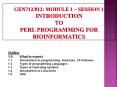 Gen712/812: Module 1  PowerPoint PPT Presentation