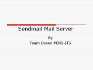 Sendmail Mail Server