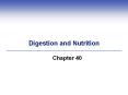 Digestion and Nutrition PowerPoint PPT Presentation