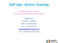 sap apo online training Dubai,india,canada,uk,usa PowerPoint PPT Presentation