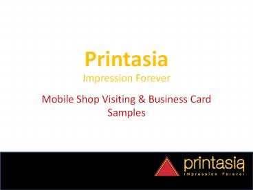 Print visiting card mobile shop hyderabad