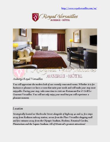 Auberge Royal Versailles