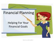 Financial Planning-Helping For Future Goals