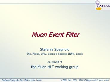 Muon Event Filter
