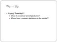 Warm Up: PowerPoint PPT Presentation