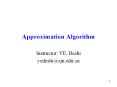 Approximation Algorithm PowerPoint PPT Presentation
