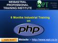 6 Months Industrial Training on "PHP" PowerPoint PPT Presentation