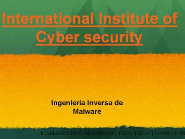 Ingeniería Inversa de Mal