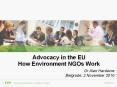 Advocacy in the EU How Environment NGOs Work PowerPoint PPT Presentation