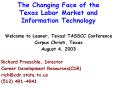 The Changing Face of the Texas Labor Market and Information Technology PowerPoint PPT Presentation
