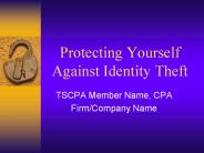 Protecting Yourself Against Identity Theft