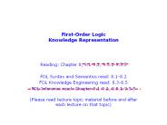 First-Order Logic Knowledge Representation