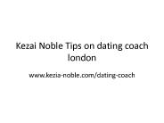 Kezai Noble Tips on dating coach london (1)