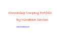 Showcasing Company Portfolio PowerPoint PPT Presentation