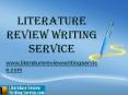 Literature Review Writing Servie PowerPoint PPT Presentation