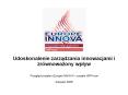 Udoskonalenie zarzadzania innowacjami i zr PowerPoint PPT Presentation