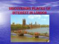 Discovering Places of interest in London PowerPoint PPT Presentation
