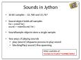 Sounds in Jython PowerPoint PPT Presentation