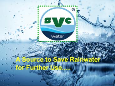 Uses Of Rainwater Harvesting System