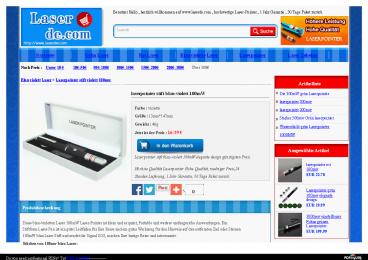 laserpointer blau-violett 100mW