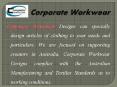 Corporate Uniforms and Products Manufactured in Australia PowerPoint PPT Presentation