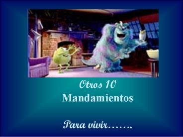 Otros 10 Mandamientos Para vivir