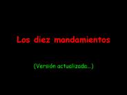 Los diez mandamientos