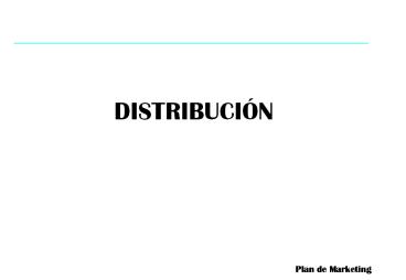 DISTRIBUCI