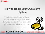 Building security system with Ozeki VoIP SIP SDK