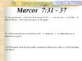 Marcos 7:31 - 37 PowerPoint PPT Presentation