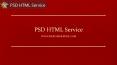 PSD HTML Service PowerPoint PPT Presentation