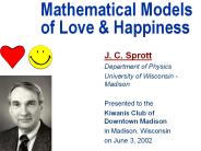 Mathematical Models of Love