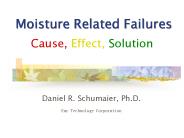 Moisture Related Failures