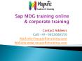 sap mdg online training & corporate training PowerPoint PPT Presentation
