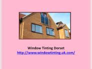 Window Tinting Dorset