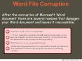 How to Open Damaged Word Document File PowerPoint PPT Presentation