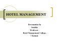 Hotel Management PowerPoint PPT Presentation