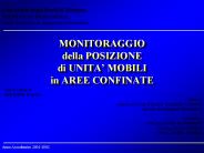 MONITORAGGIO della POSIZIONE di UNITA