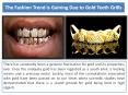 Online Gold Grills Teeth PowerPoint PPT Presentation