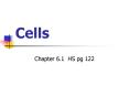 Cells PowerPoint PPT Presentation