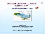 EXTENDED CONTINENTAL SHELF DELIMITATION