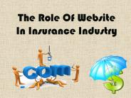 The Role Of Website In Insurance Industry