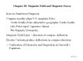 Chapter 28: Magnetic Field and Magnetic Forces PowerPoint PPT Presentation