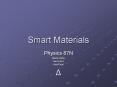 Smart Materials PowerPoint PPT Presentation