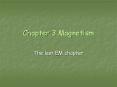 Chapter 3 Magnetism PowerPoint PPT Presentation