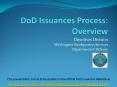 DoD Issuances Process: Overview PowerPoint PPT Presentation