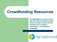 Crowdfunding Resources that Every Crowdfunder Should Know PowerPoint PPT Presentation