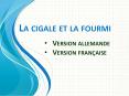 La cigale et la fourmi PowerPoint PPT Presentation