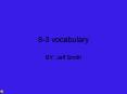 8-3 vocabulary PowerPoint PPT Presentation
