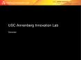 USC Annenberg Innovation Lab PowerPoint PPT Presentation